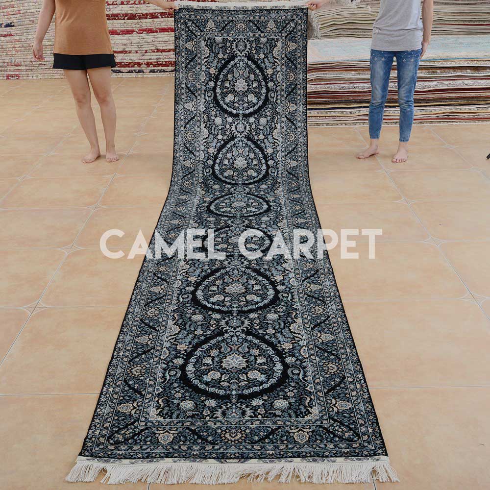 Handmade Silk Hall Carpet Runner